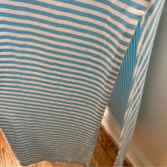 Chico’s Zenergy Pamela Aqua Striped Maxi Dress size 3 (XL/16) Athleisure - Picture 6 of 13